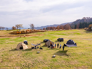 大厳寺高原キャンプ場|牧場テントサイト